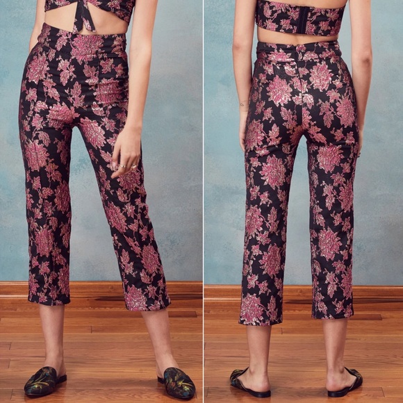 FOR LOVE & LEMONS LUELLA CIGARETTE PANT SZ MEDIUM - BNWT - Picture 1 of 5